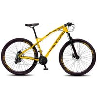 Bicicleta Colli Aro 29 Toro Alumínio 24 Velocidades - Amarelo Fosco