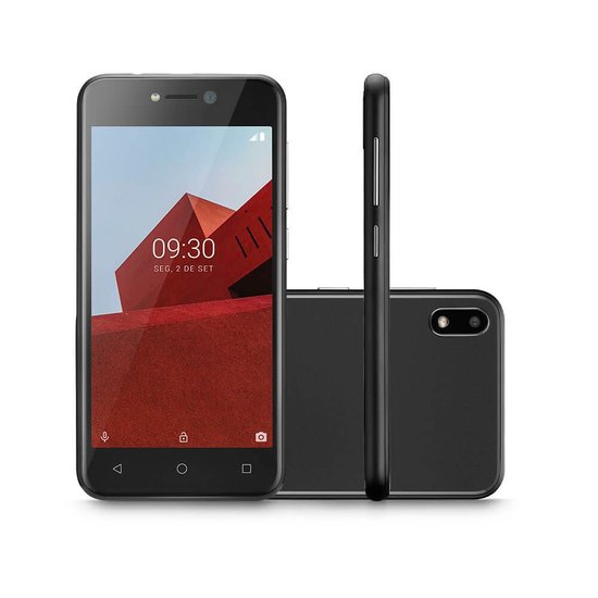 Smartphone Multilaser E 3G 16GB Tela 5.0 Preto - P9101