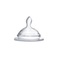 Bico de Silicone Ortonatural Tamanho Único Fluxo Médio 2 Unidades Multikids Baby - BB121