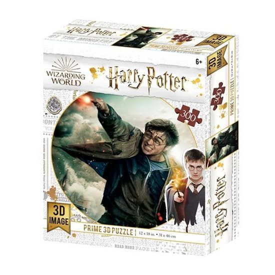 Quebra-Cabeça 3D Battle Harry Potter 300 Peças Br1323