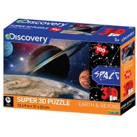 Quebra Cabeça Multikids 3D Planetas com 100 Peças - BR1057