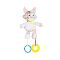 Pelúcia Com Atividades Mima Bebê Gatinho Multikids Baby - BR1251