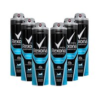 Kit 6 Desodorantes Rexona Men Motionsense Antitranspirante Aerossol Impacto 150ml
