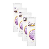Kits 4 Shampoos Clear Anticaspa Hidratação Intensa 400ml
