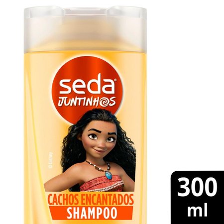 Shampoo Seda Infantil Moana Juntinhos Cachos Encantados 300ml