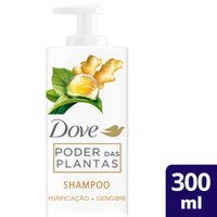 Shampoo Dove Poder das Plantas Purificação + Gengibre Frasco 300ml