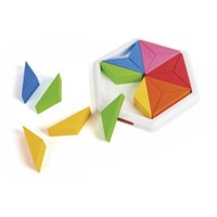 Brinquedo Didático Mosaico Triangular - Escaleno - Poliplac