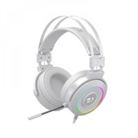 Fone de Ouvido Com Microfone Gamer Redragon Lamia Rgb Branco