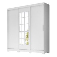 Guarda Roupa Casal Ilheus com 3 Portas 2 Gavetas e Espelho - Moval