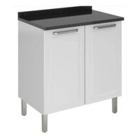 Balcão Itatiaia 2 Portas com Tampo Tarsila IG2A-80 - Branco