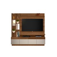 Estante Home Santiago Para TVs Até 60 Polegadas Linea Brasil - Freijo/Off White