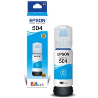 Refil Epson T504 Ciano 70ml para Impressoras L4150 L4160 L6171 L6161 L6191 - T504220