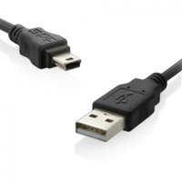 Cabo Usb Am/Mini Usb Multilaser WI197 - Preto