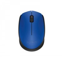 Mouse Logitech Sem Fio M170 - Azul com Preto