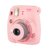 Câmera instantânea Fujifilm Instax Mini 9 Rosa Chiclé com 3 filtros coloridos
