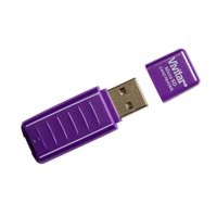Leitor e gravador de cartão micro SD via USB Roxa