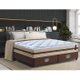 Conjunto Cama Box Queen (Colchão + Box) de Molas Cama inBox Smart Pró 158x198x60 Bege