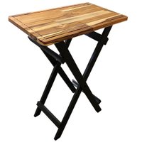 Mesa de Apoio Desmontável para Churrasco Tampo Teca Maplan