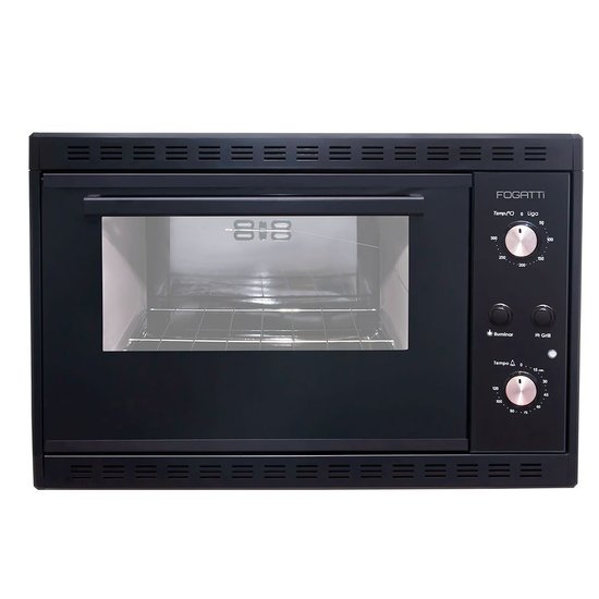 Forno Elétrico Embutir Fogatti ESP Black 45L 110V