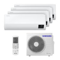 Ar Condicionado Multi Quadri Split Inverter Samsung 3x9000+1x12000 Btus Q/f 220v Mono Aj080txj4kh/ea