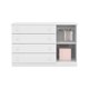 Quarto Modulado Infantil Com Cômoda Eloisa MDF Pintura Atóxica Phoenix