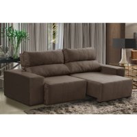 Sofá 3 Lugares Retrátil e Reclinável Genova Jandaia