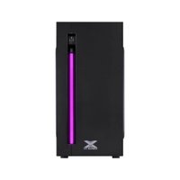 Gabinete Gamer Mid-Tower Australis Vinik Preto Frontal e LED RGB