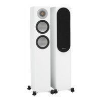 Monitor Audio Silver 200 - Par de caixas acústicas Torre para Home Theater Branco Cetim