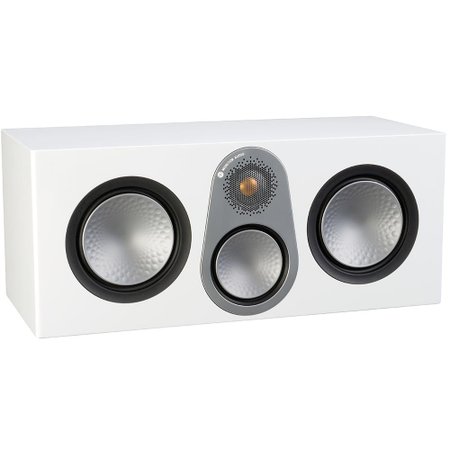 Monitor Audio Silver C350 - Caixa acústica Central para Home Theater Branco Cetim