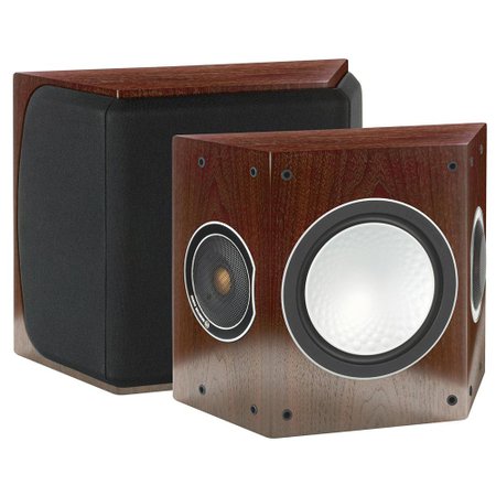 Monitor Audio Silver FX - Par de caixas acústicas Surround Dipolar/Bipolar Walnut