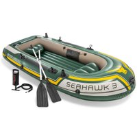Barco Bote Seahawk 3 com Remo de Alumínio e Bomba - Intex 