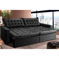 Sofá Retrátil Reclinável e Cama 2,15m Cama inBox Flex Suede Velusoft