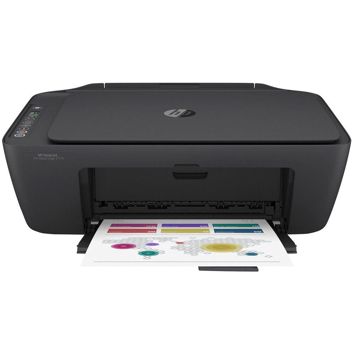 Impressora Multifuncional HP Deskjet Ink Advantage 2774, Colorida, Wi-Fi, USB 2.0 - Bivolt