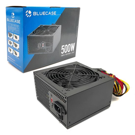 Fonte Bluecase BLU500-E, 500W, ATX, Bivolt Manual