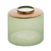 Vaso vidro verde 16x14cm
