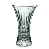 Vaso de cristal Queen 15x10x24cm verde