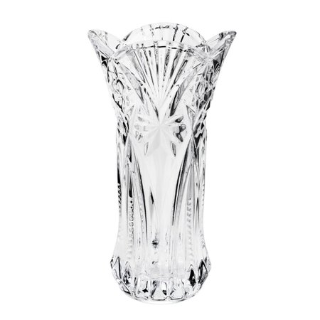 Vaso de vidro Petals 15x11x28cm transparente