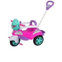 Carrinho De Passeio Ou Pedal Triciclo Baby City Menina - Maral - Rosa