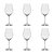 Conjunto Com 06 Taças De Cristal Para Vinho Bordeaux - Forever Classic - 660ml - Oxford