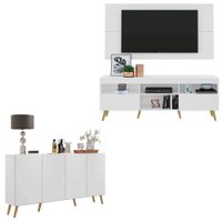 Conjunto Sala de Estar Rack + Painel TV 65