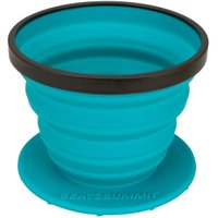 Coador De Café Retrátil X-Brew Sea To Summit Filtro Inox Reutilizável Para Camping Trilha Azul