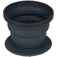 Coador De Café Retrátil X-Brew Sea To Summit Filtro Inox Reutilizável Para Camping Trilha Cinza