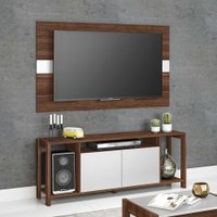 Rack com 2 portas e Painel para TV até 55 Pol. Tecno Mobili