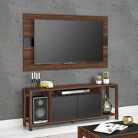 Rack com Painel para TV 55 Pol. 2 portas Tecno Mobili