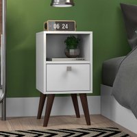 Mesa de Cabeceira com 1 Gaveta e 1 Nicho BRV Móveis