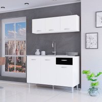 Combo Chic Aéreo com Balcão sem Tampo 1,20 cm Poquema