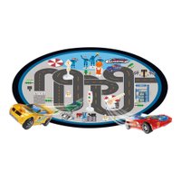 Tapete Pista de Atividades com Carrinhos de Corrida Express Wheels Multikids - BR1434