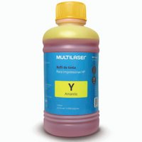 Refil de Tinta para Cartucho Impressoras HP 250ml Amarelo Multilaser - RF012