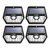 Conjunto 4 Luminárias LED LITOM X001-SOULX3 energia Solar com acionamento por movimento