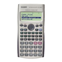 Calculadora financeira Casio com monitor de 4 linhas FC-100V